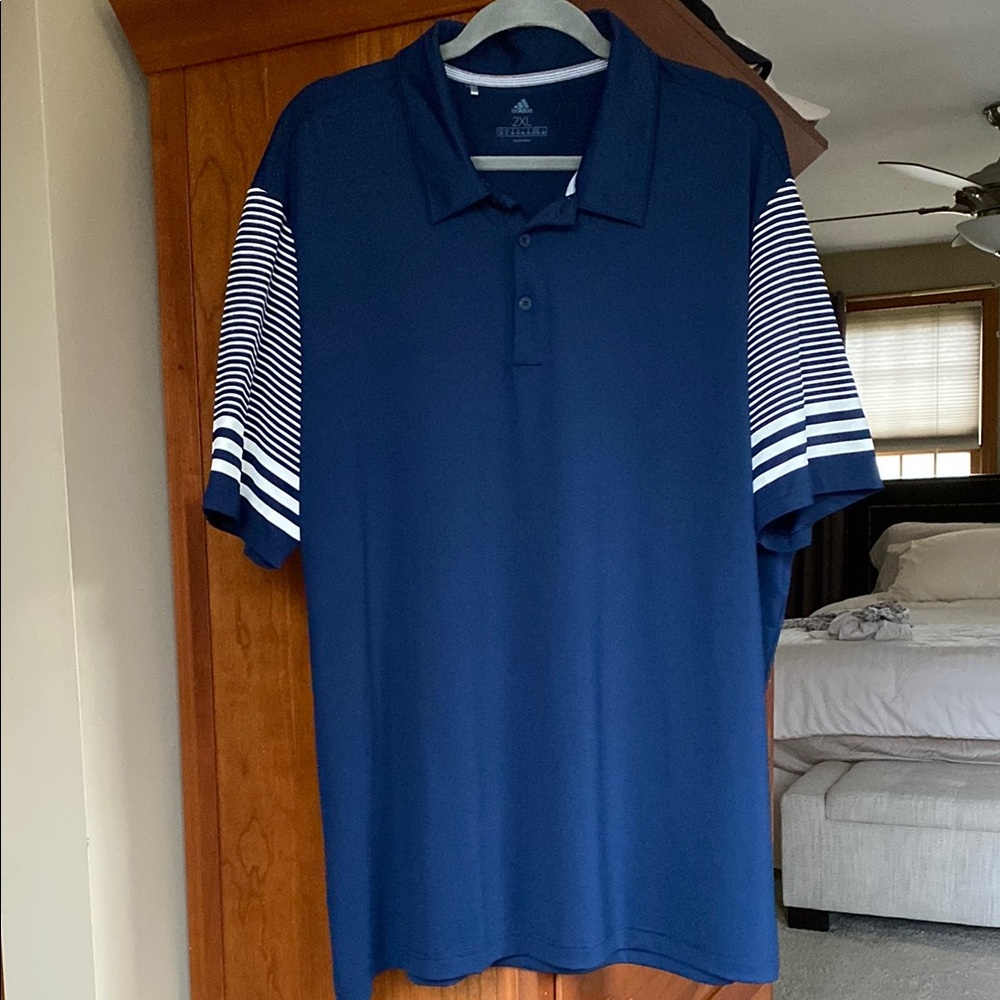 Adidas Men's Blue Polo Shirt